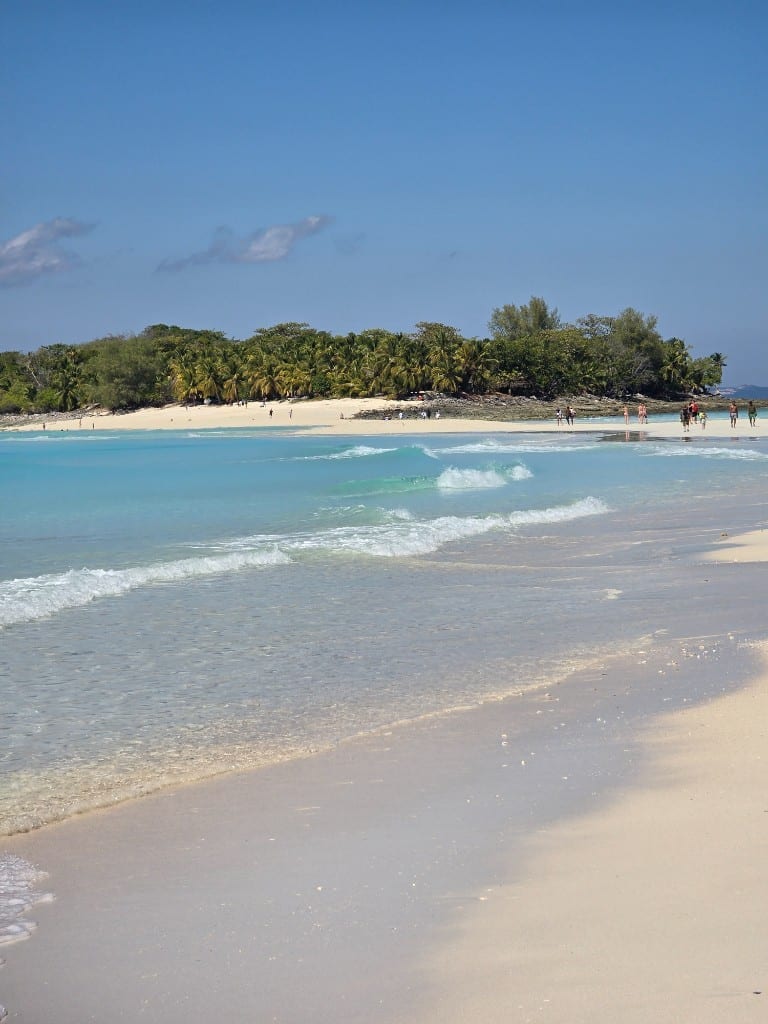 White sandbar and turquoise water at Nosy Iranja, Madagascar